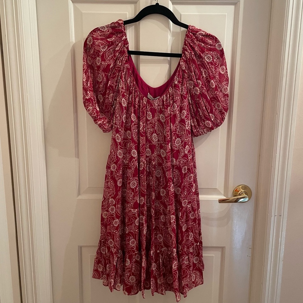 Rebecca Taylor Tiered Floral Dress